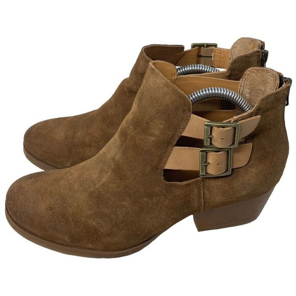 Korks Gabbriela Bootie Women's 10 M Leather Open Strap Shoe Boot - Picture 6 of 9